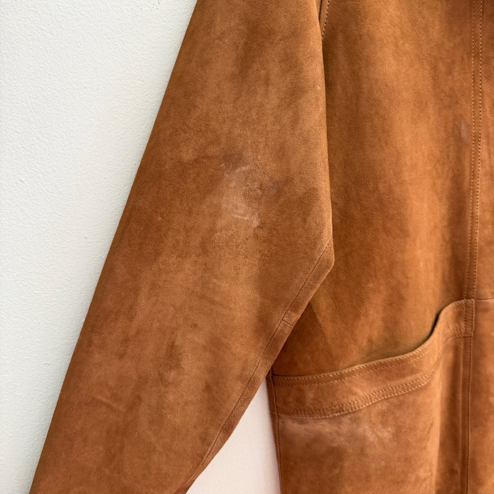 Sezane Suede Will Jacket, Size Medium - image 11